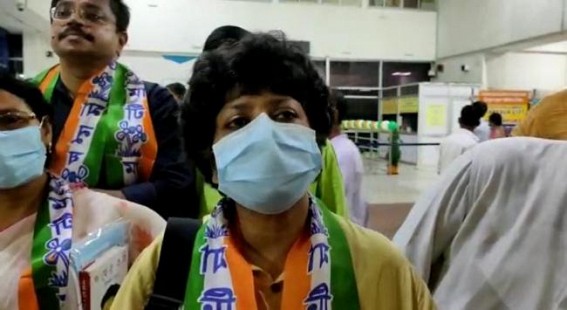 Jungle Raaj in Tripura: Trinamool MP Arpita Ghosh, other Heavyweight leaders of Trinamool condemned the ongoing misrule of Tripura Jungle Raaj in Tripura: Trinamool MP Arpita Ghosh, other Heavyweight leaders of Trinamool condemned the ongoing misrule of Tripura